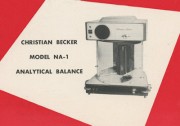 Model NA-1 Single-Pan Balance